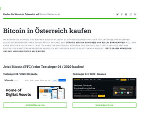 Bitcoin in Österreich kaufen